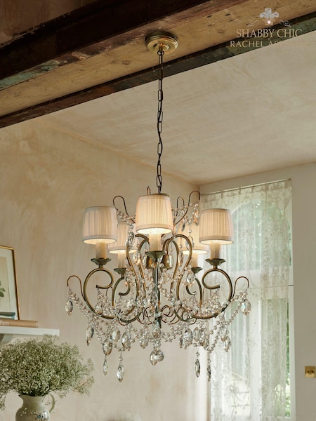 Shabby Chic by Rachel Ashwell® Brass Phoebe Chandelier (8445U4) | £300