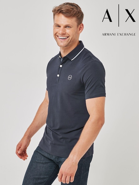 Armani Exchange Tipped Polo Shirt (844636) | £70