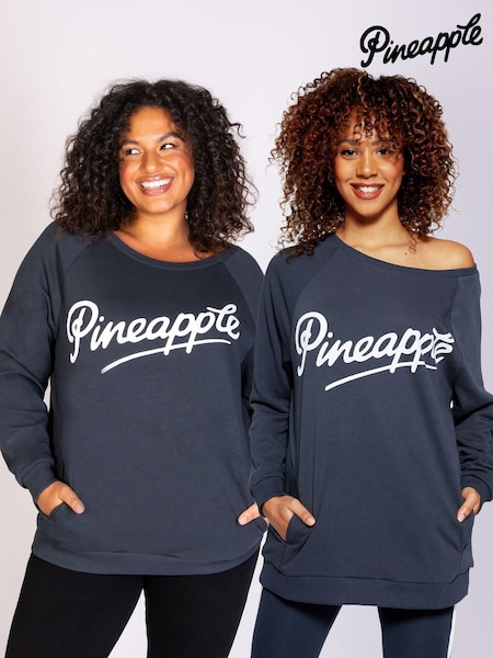 Pineapple Charcoal Grey Oversized Monster Sweatshirt (844729) | £34