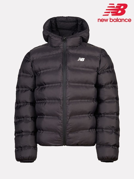 Black - New Balance Bond Quilted Jacket