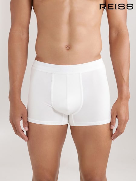 Reiss White Che CHÉ Studios Boxer Trunks with TENCEL™ Fibers (846044) | £45
