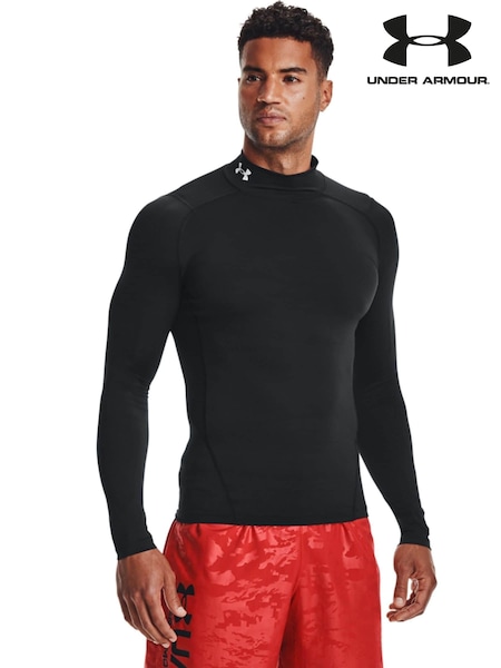 Under Armour Black HG Comp Mock T-Shirt (847339) | £36