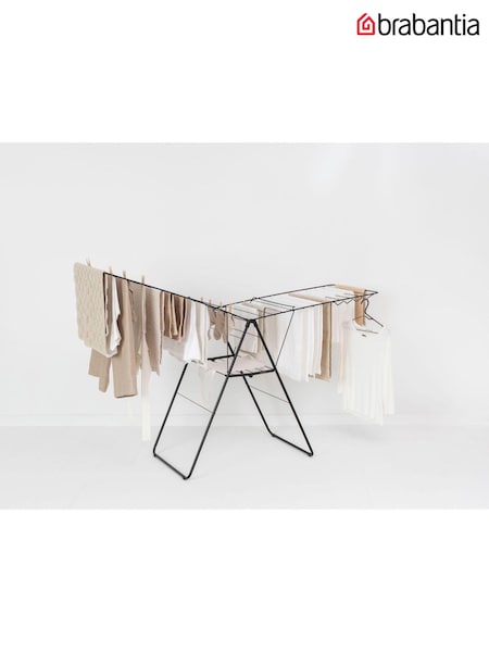 Brabantia Black HangOn Drying Rack 25 Metres (847859) | £60