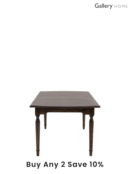 Gallery Home Brown Maddy Extending Dining Table (847909) | £1,594