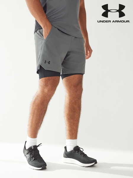 Under Armour Grey Vanish Woven 2-in-1 Shorts (848994) | £50