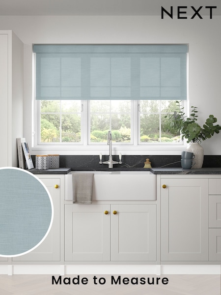 Duck Egg Blue Heaven Made to Measure Roller Blind (849280) | £58