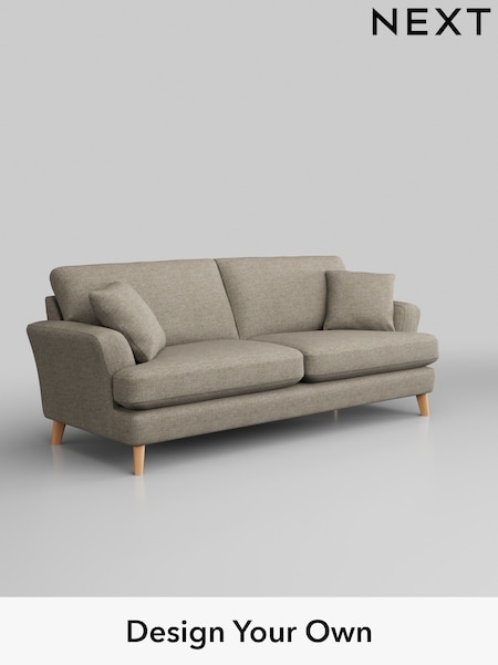 Woven Chenille Easy Clean/Mid Natural Conway Relaxed Sit (849561) | £1,450