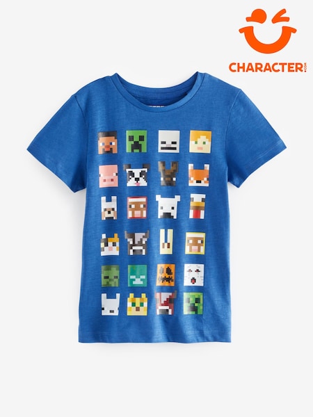 Character Blue 100% Cotton Minecraft T-Shirt (849832) | £15
