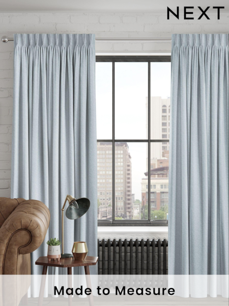 Duck Egg Blue Noah Made To Measure Curtains (849867) | £100