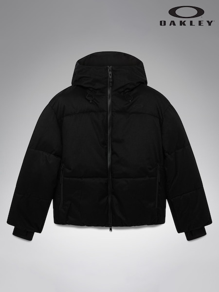 Black - Oakley Icicle Cropped Padded Ski Jacket