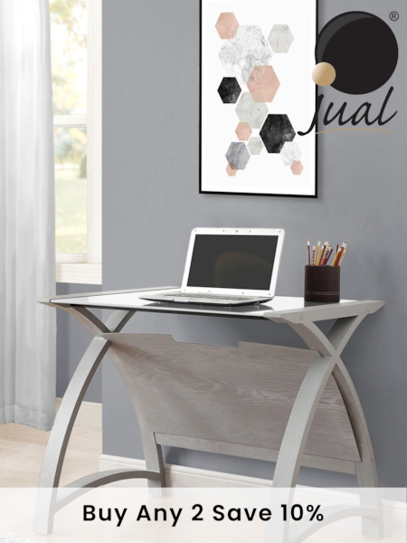 Jual Grey Helsinki Small Wooden Laptop Desk (856424) | £300