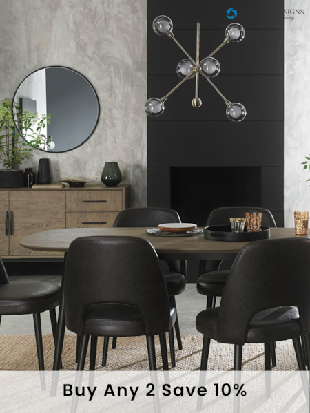 Bentley Designs Natural Vintage Weathered Oak 6 Seater Dining Table (856967) | £400