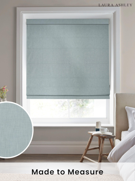 Laura Ashley Blue Easton Made to Measure Roman Blind (859234) | £79