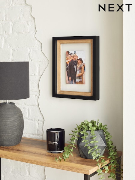 Wood Bronx 30x30cm Floating 6X4 Photo Frame (859887) | £16