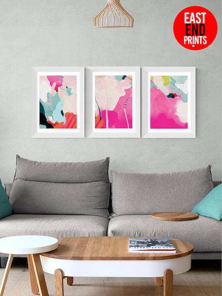 East End Prints Pink Lune Pink Sky Wall Set by Ana Rut Bre (860813) | £140 - £370