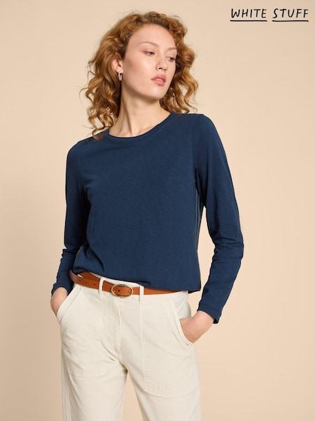 White Stuff Blue Clara T-Shirt (861560) | £30