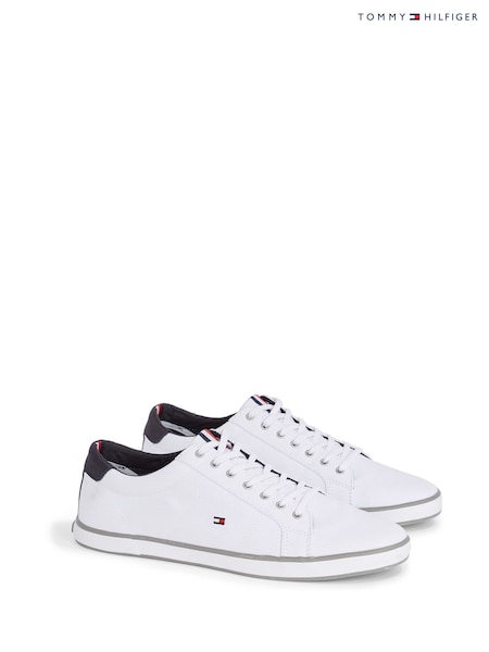 Tommy Hilfiger White Essential Harlow Trainers (862560) | £70