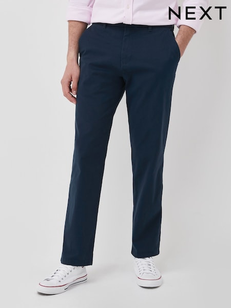 Blue Dark Relaxed Fit Stretch Chinos Trousers (863541) | £24