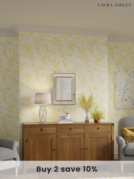 Laura Ashley Honey Gold Balmoral 3 Door 3 Drawer Sideboard (865046) | £1,100