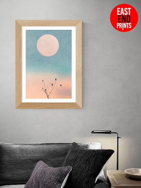 East End Prints White Waking Up Warm Print by Kubistika (865703) | £50 - £130