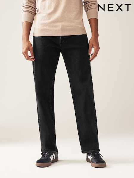 Black Classic Stretch Relaxed Fit Jeans (865947) | £28