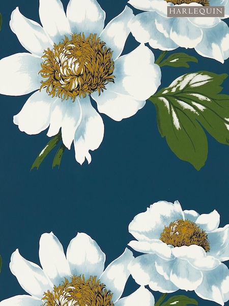 Harlequin Blue Paeonia 10.05M Wallpaper (866046) | £102