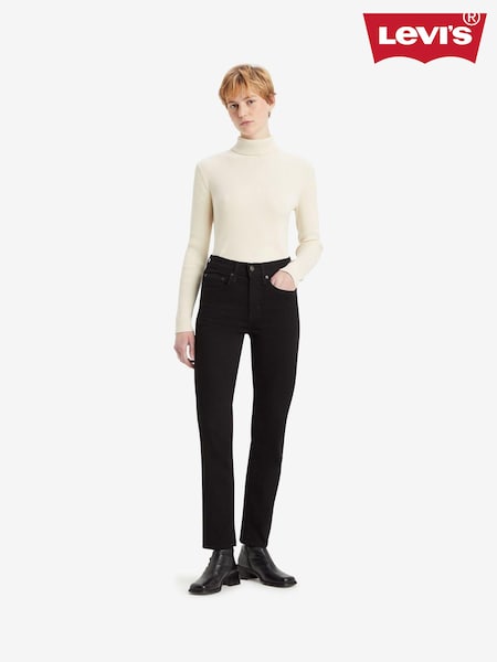 Levi's® Midnight Gaze 724 High Rise Straight Jeans (866616) | £100