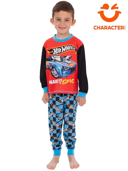 Blue - Character Hot Wheels Epic Long Sleeve Pyjamas
