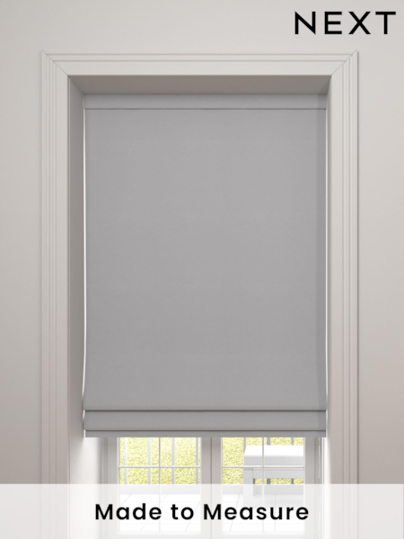 Silver Grey Imogen Made To Measure Roman Blinds (869137) | £84