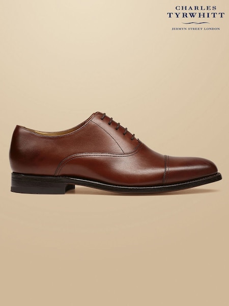 Charles Tyrwhitt Brown Leather Oxford Shoes (870166) | £150