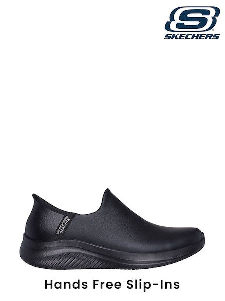 Skechers Black Womens Ultra Flex 3.0 All Smooth Slip In Trainers (870681) | £89