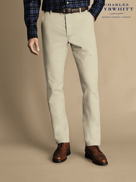 Charles Tyrwhitt Natural Classic Fit Ultimate non-iron Chino Trousers (871980) | £90