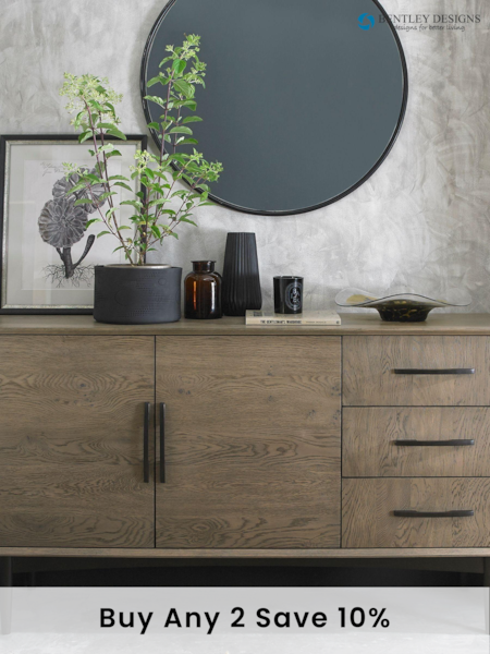 Bentley Designs Natural Vintage Weathered Oak Wide Sideboard (872690) | £600