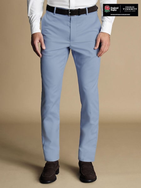 Charles Tyrwhitt Blue Light Classic Fit Ultimate non-iron Chino Trousers (873228) | £0