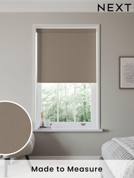 Brown Albans Made to Measure Roller Blind (873272) | £58