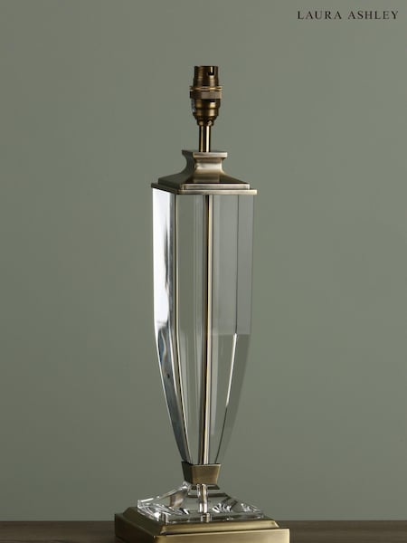 Laura Ashley Brass Carson Crystal Table Large Lamp Base (874034) | £175