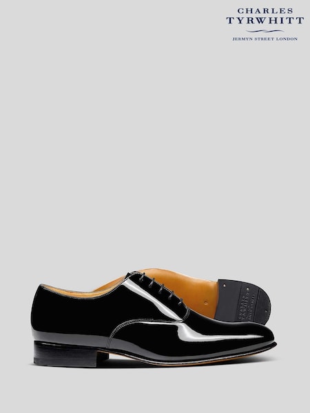 Charles Tyrwhitt Black Patent Oxford Shoes (875185) | £130
