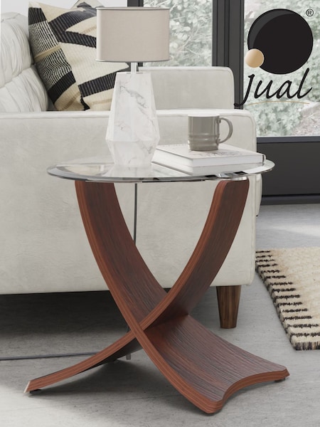 Jual Walnut Siena Round Side Table (877807) | £210