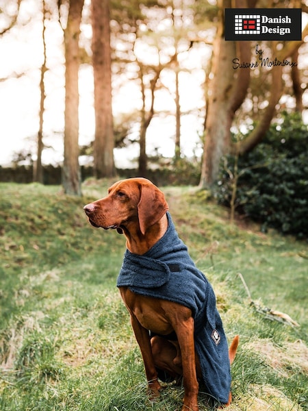 Danish Designs Blue 100% Cotton Dog Towelling Robe (880658) | £24 - £54