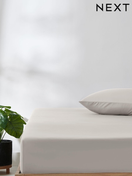 Silver Grey Non Iron Simply Soft Extra Deep Fitted Sheet (880834) | £10 - £16