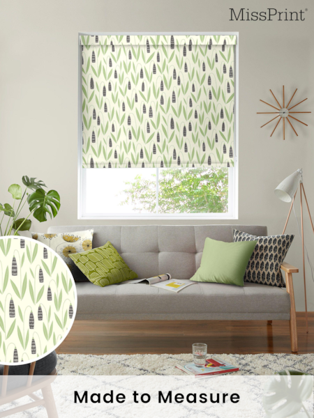 MissPrint Shade Snow Drops Made to Measure Roller Blinds (881077) | £58