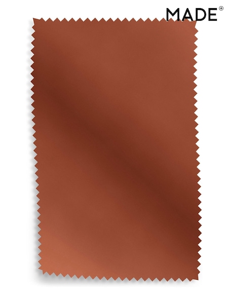 MADE.COM Burnt Orange Matt Velvet Swatch (881296) | £0