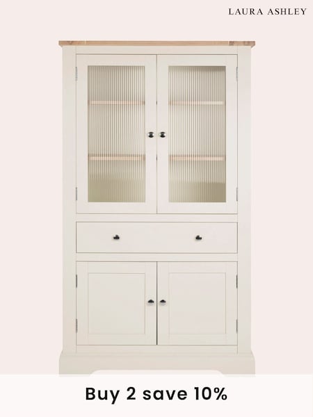 Laura Ashley White Dorset 4 Door 1 Drawer Storage Unit (881799) | £1,345