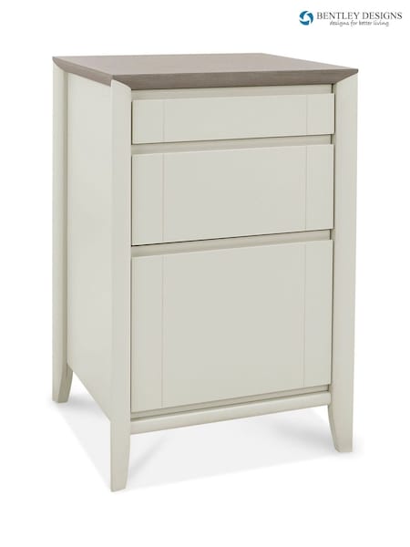 Bentley Designs Soft Grey Bergen 3 Drawer Filing Cabinet (883792) | £400