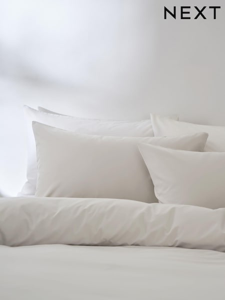 Set of 2 Silver Non Iron Simply Soft Pillowcases (883883) | £4