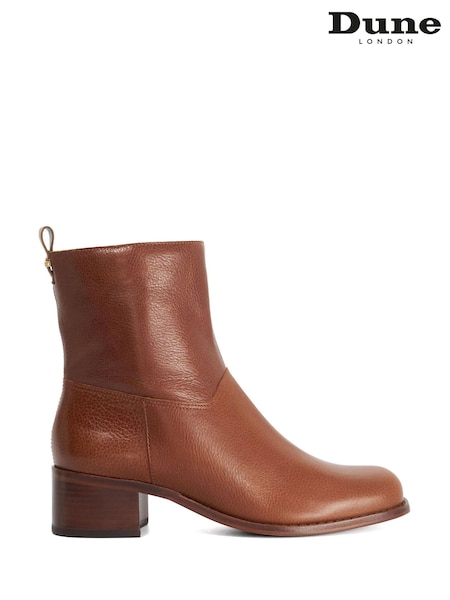 Brown - Dune London Peya Ankle Boots