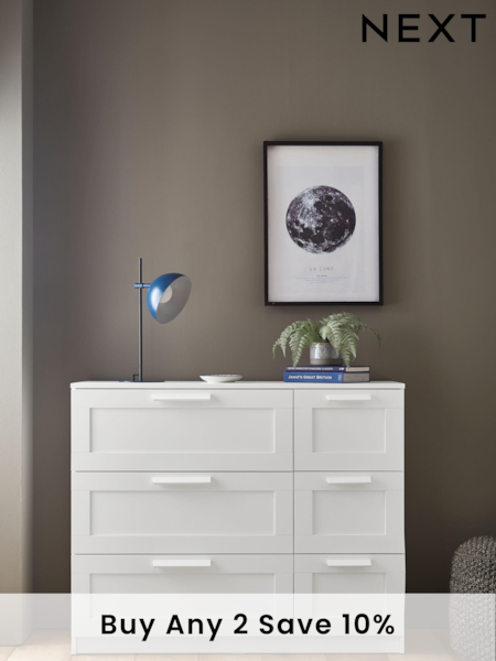 White Flynn 6 Drawer Chest of Drawers (884292) | £299