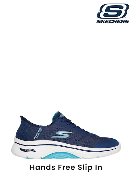 Skechers Blue Go Walk Arch Fit 2.0 Valencia Slip In Trainers (884684) | £99