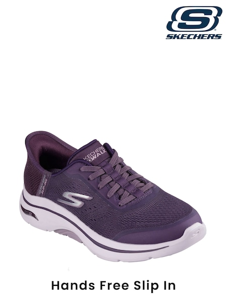 Skechers Purple Go Walk Arch Fit 2.0 Valencia Slip In Trainers (884823) | £99