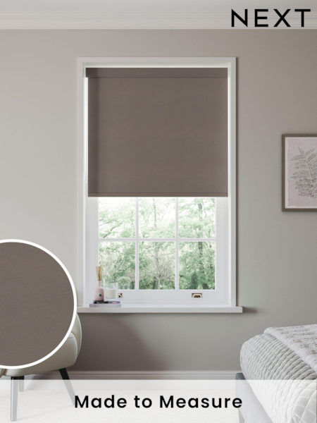 Chocolate Brown Solstice Made to Measure Blackout Roller Blind (885032) | £66